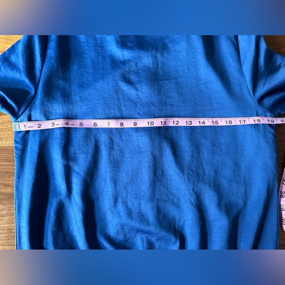 Vero Moda Bomber Jacket Deep Blue Soft Fabric Full Zipper Size M - Picture 6 of 14